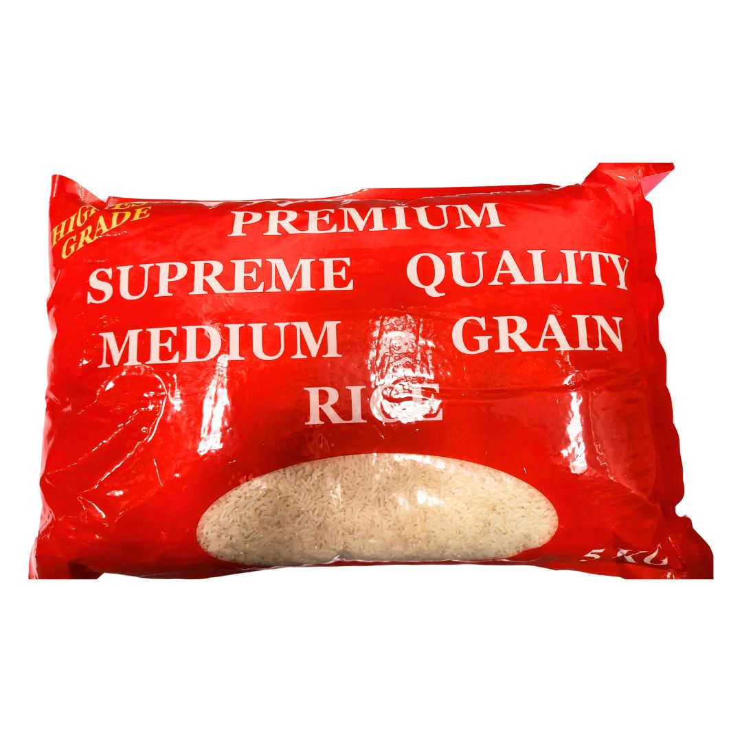 MYFOODS Premium Med Grain Rice 5kg