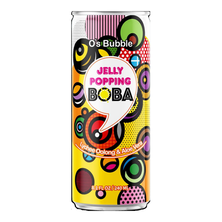 O'S BUBBLE Lychee Oolong Tea Can 240ml (BBD: 10/11/2025)