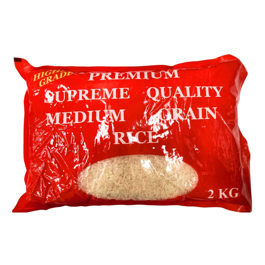 MYFOODS Premium Med Grain Rice 2kg