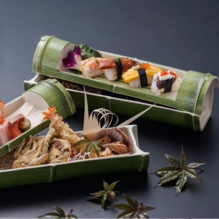 SHUNTA Separator Bamboo Plate Set