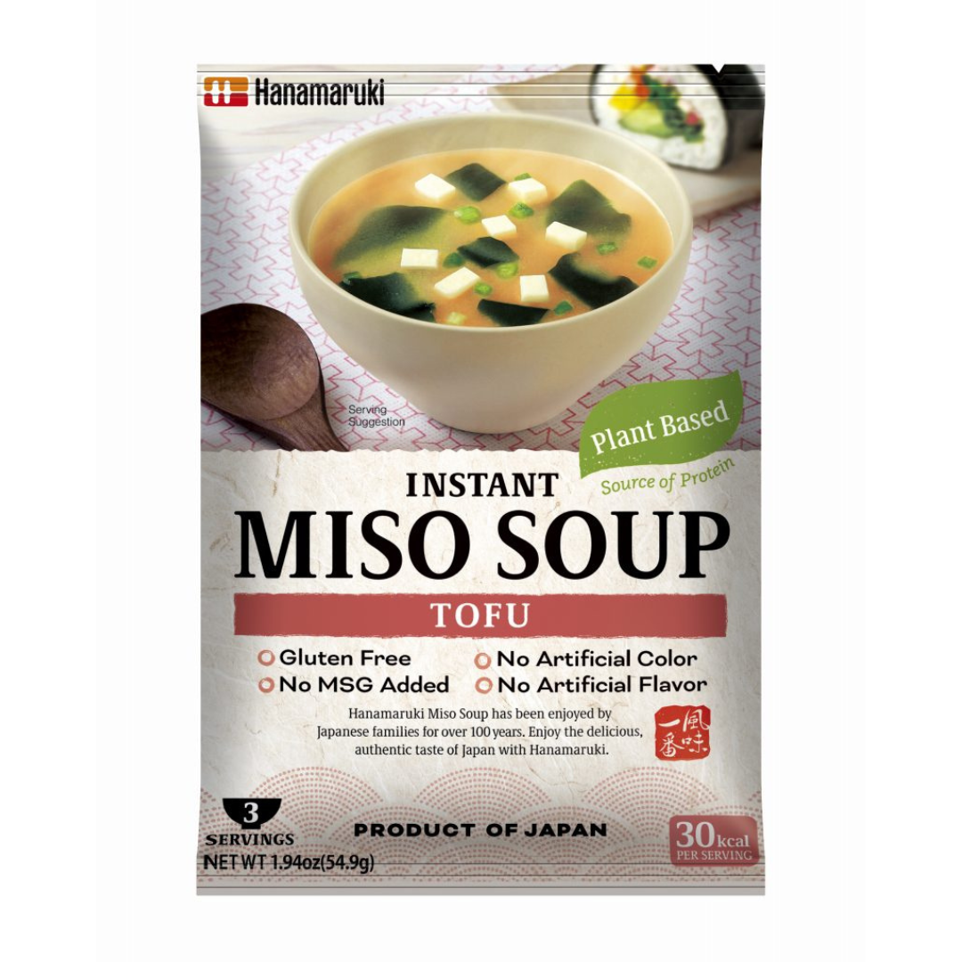 HANA vegan instant miso soup Tofu 3pc