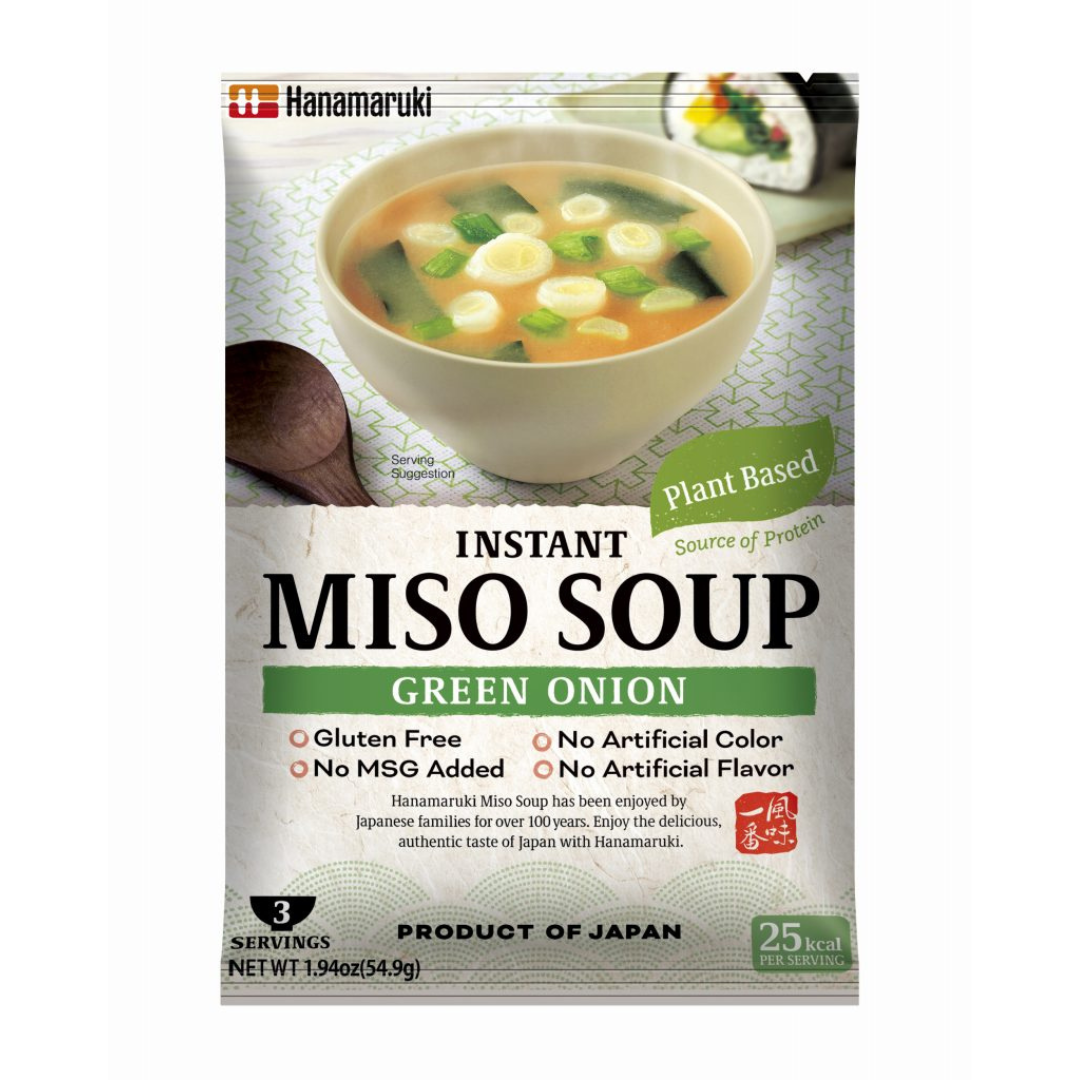 HANA vegan instant miso soup Negi 3pc