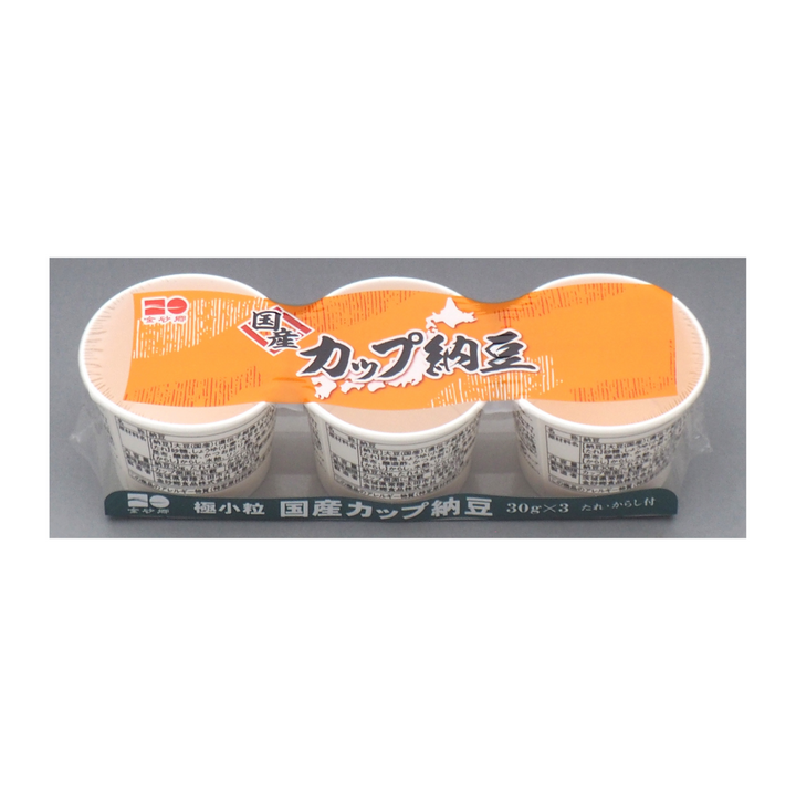 金砂郷 国産カップ納豆30g×3個