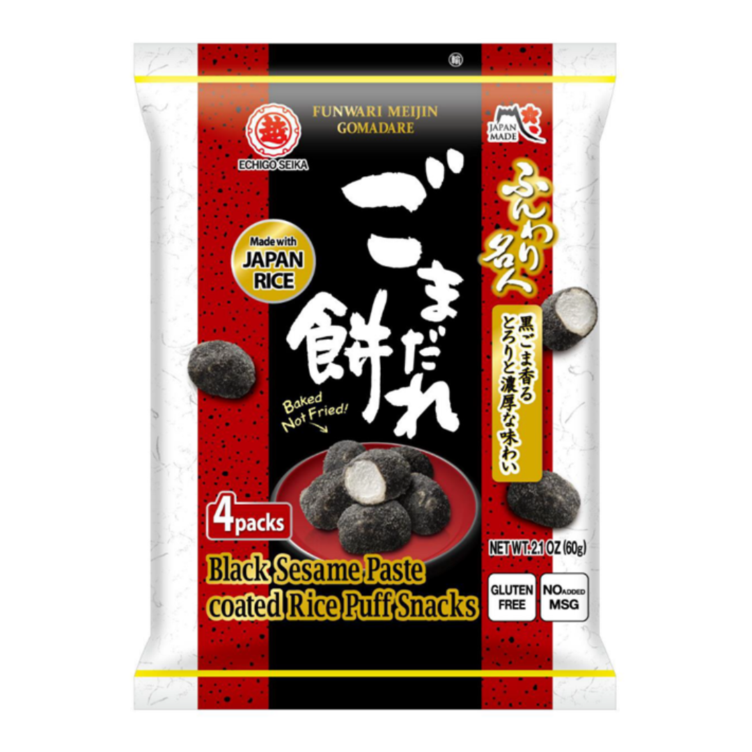 Funwari Meijin Gomadare Mochi 60g (4pc)