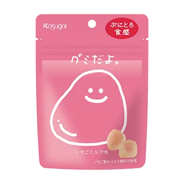 春日井 グミだよ いちごミルク 60g