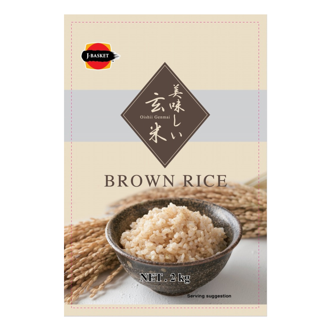 OISHII Genmai Brown Rice 2KG
