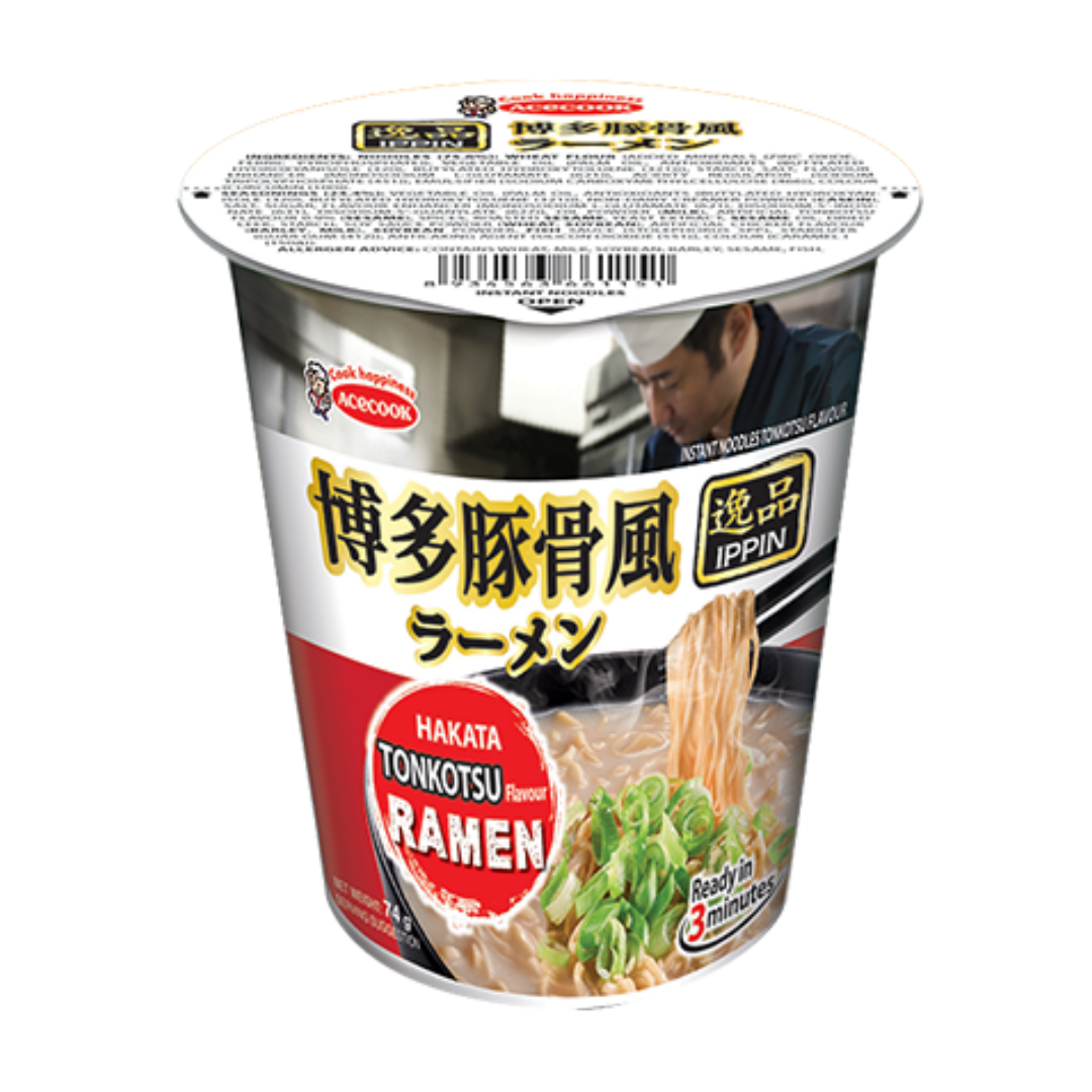 IPPIN Tonkotsu Cup Ramen 73g