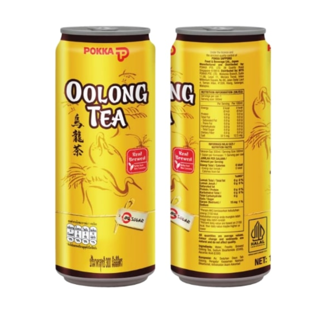 POKKA Chinese Oolong Tea (Sleek Can) 300ml