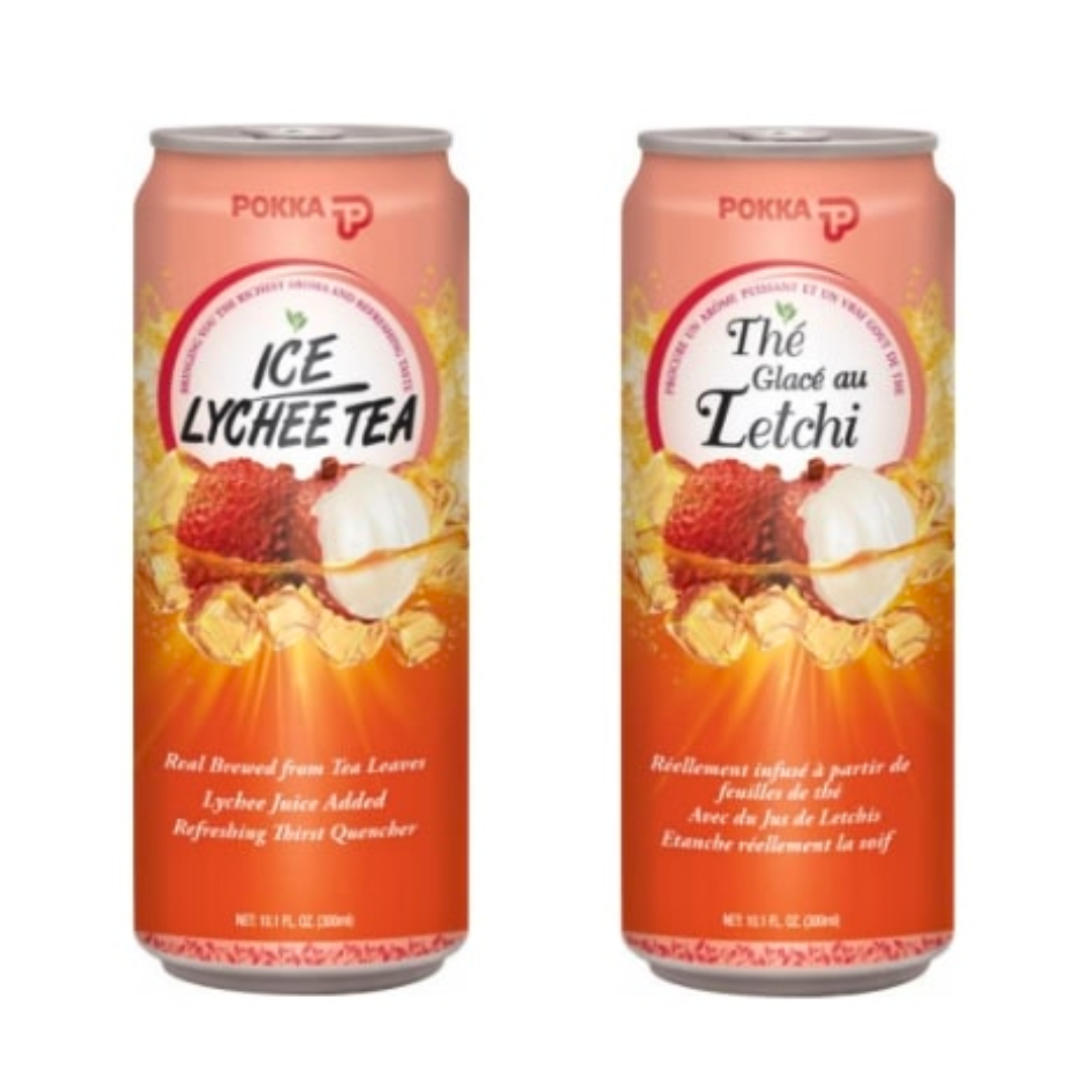 POKKA Lychee Tea (Sleek Can) 300ml
