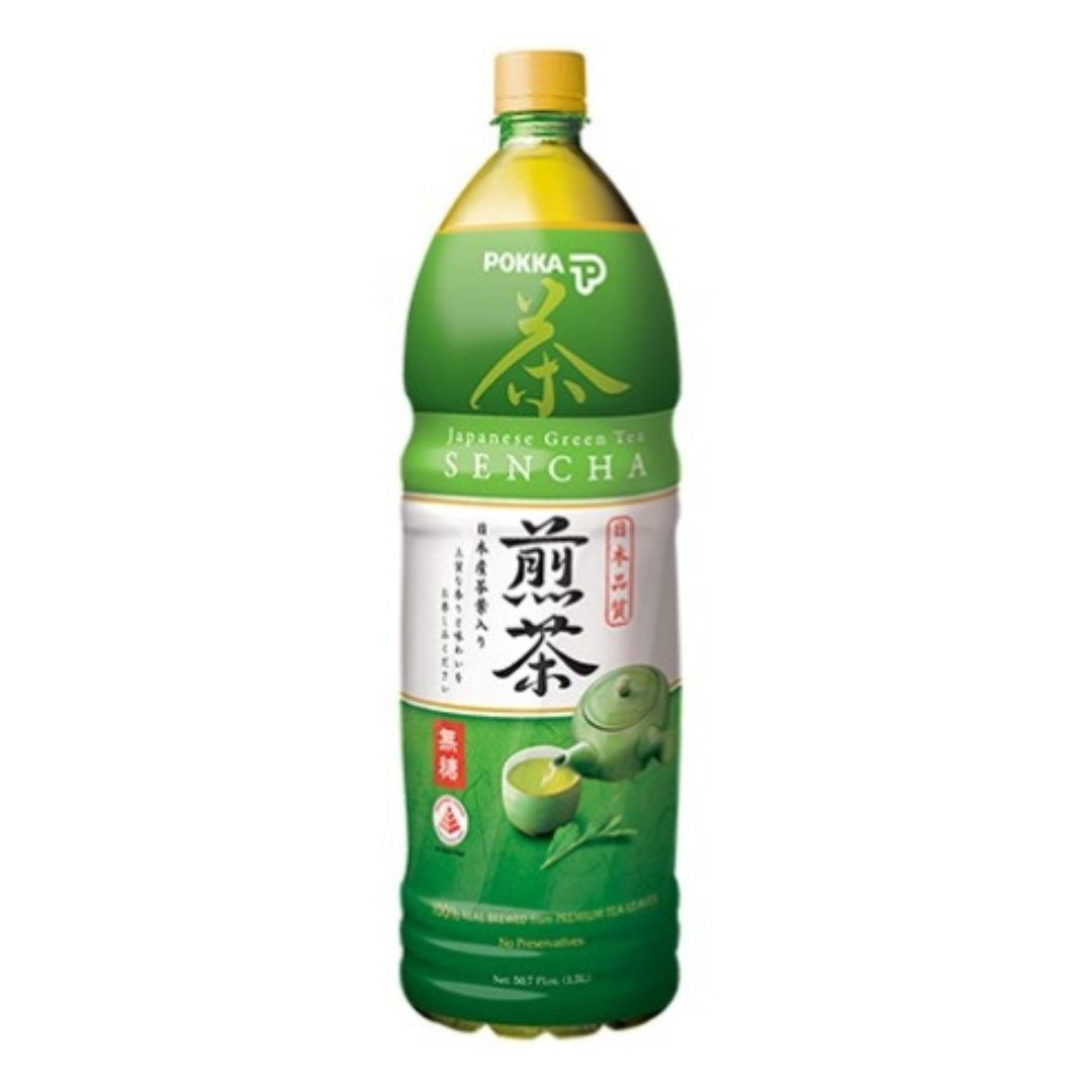 POKKA 煎茶 日本緑茶 無糖 1.5L