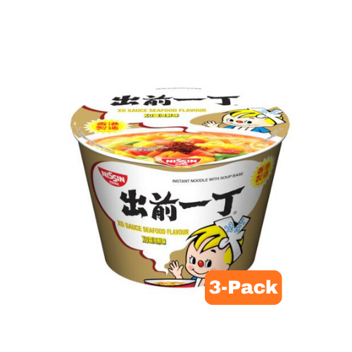 日清 出前一丁 XO醤海鮮味 カップ 133g x 3個