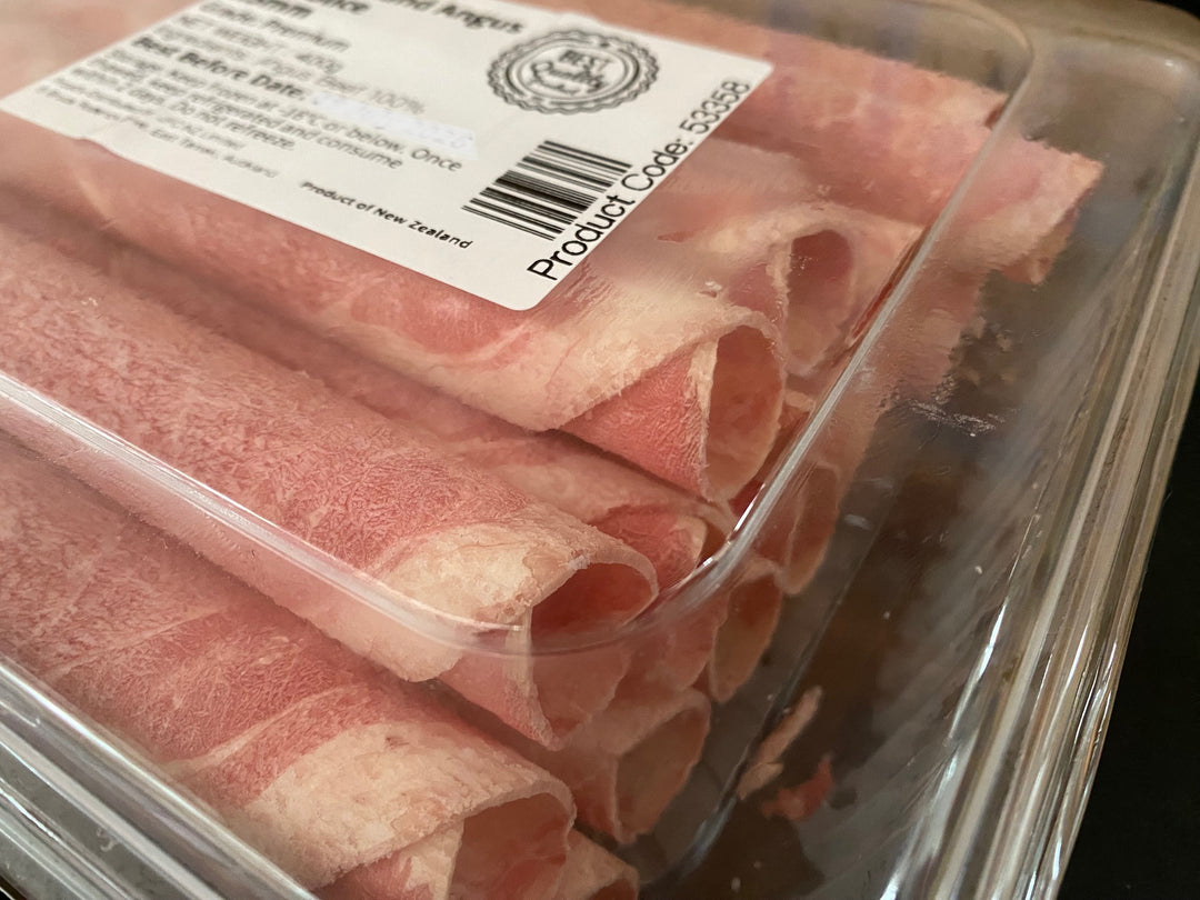 Frozen NZ Angus Beef Slice 1.5mm (Shoulder) 400g