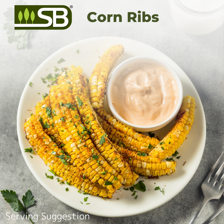 Frozen Plain Corn Ribs 1kg