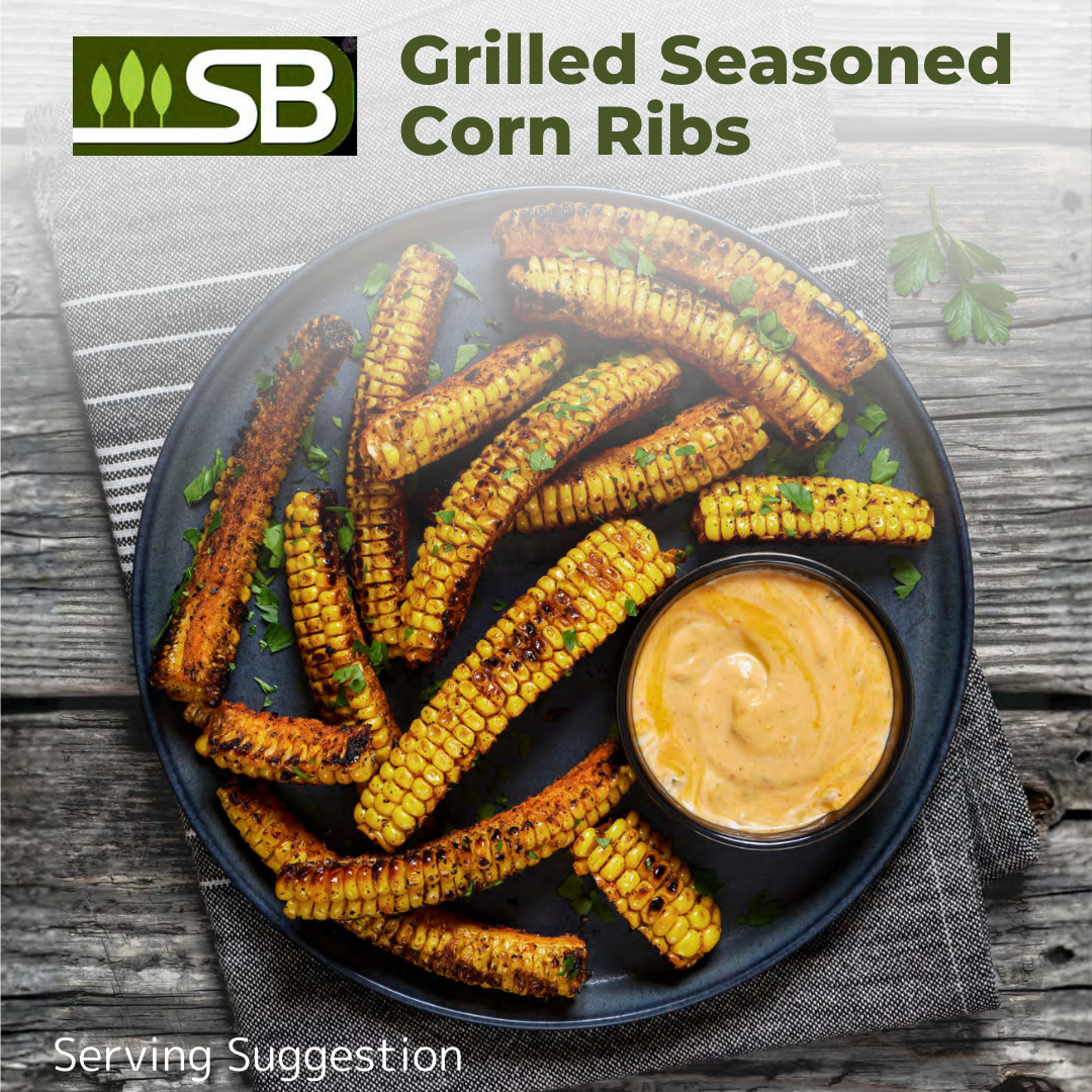 Frozen Mexican Style Grilled Seasoned Corn Ribs 1kg