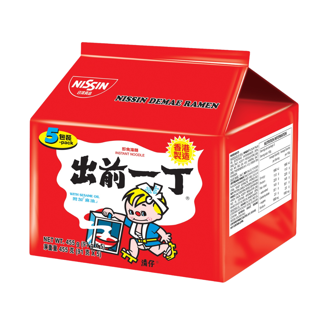 日清 出前一丁 ごまラー油味 5食パック 500g