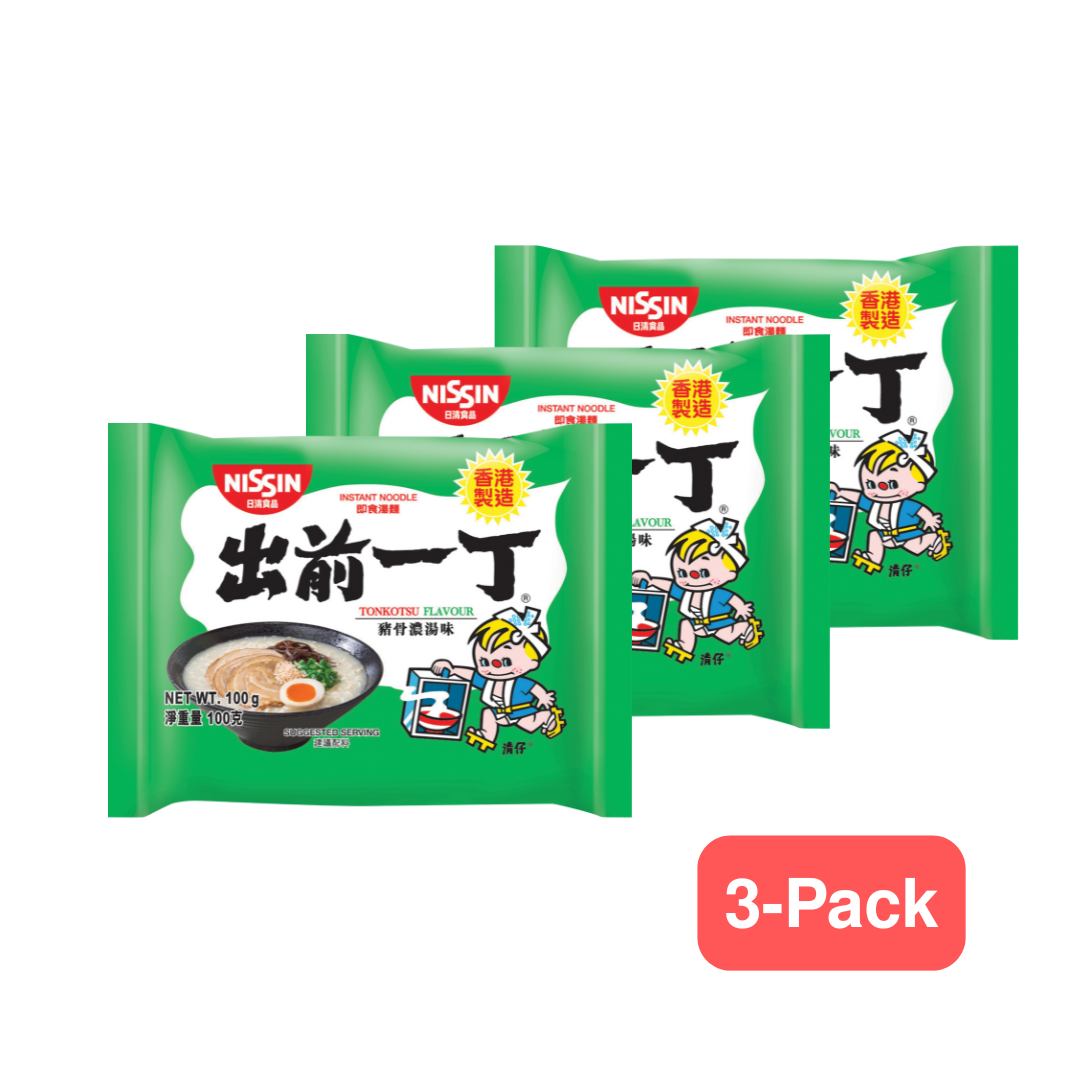 NISSIN Demae Ramen Kyushu Tonkotsu Flavour 100g×3pc