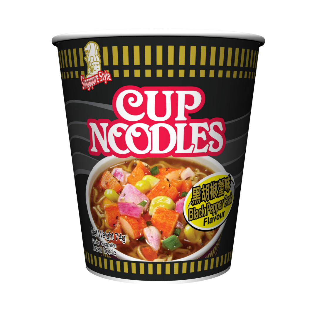 NISSIN Black Pepper Crab Flavour Cup 74g x 3pc