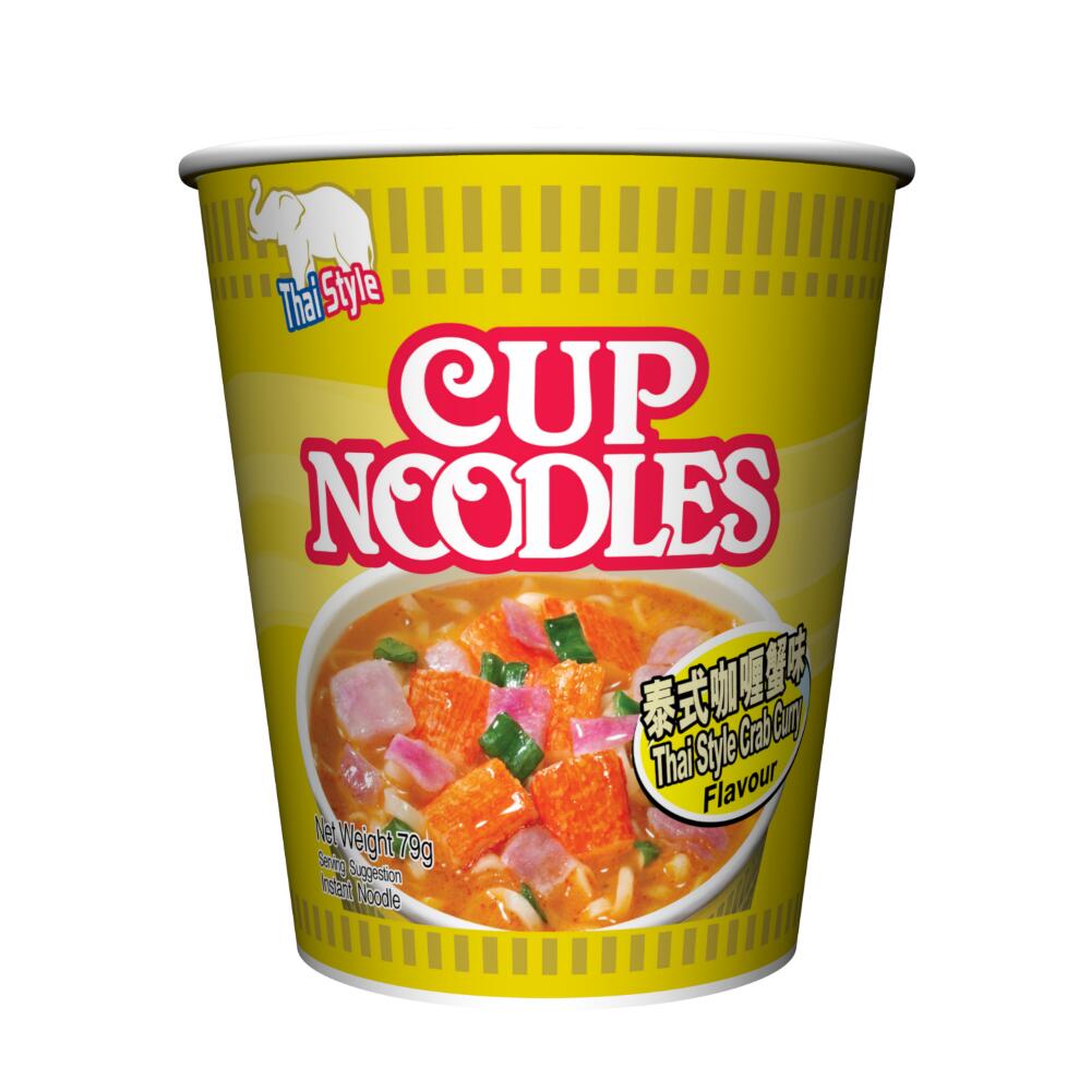 NISSIN Thai Crab Curry Flavour Cup 79g x 3pc
