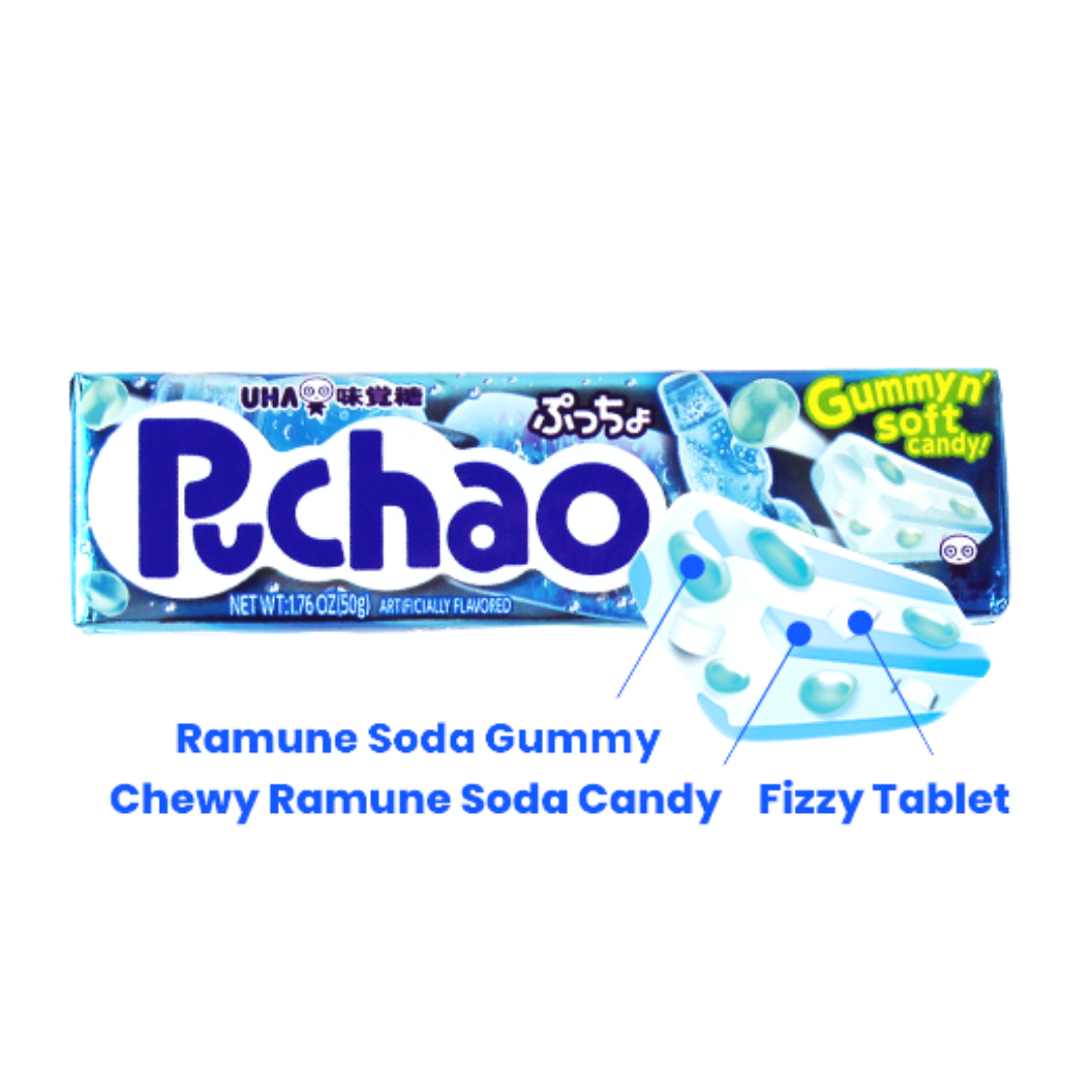 UHAぷっちょ ラムネソーダ 50g