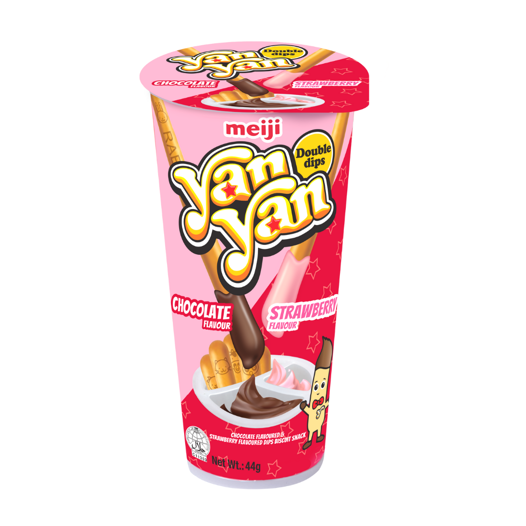 Yan Yan Chocolate & Strawberry 50g